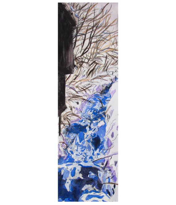 Rauschendes Flüsschen im Wintere