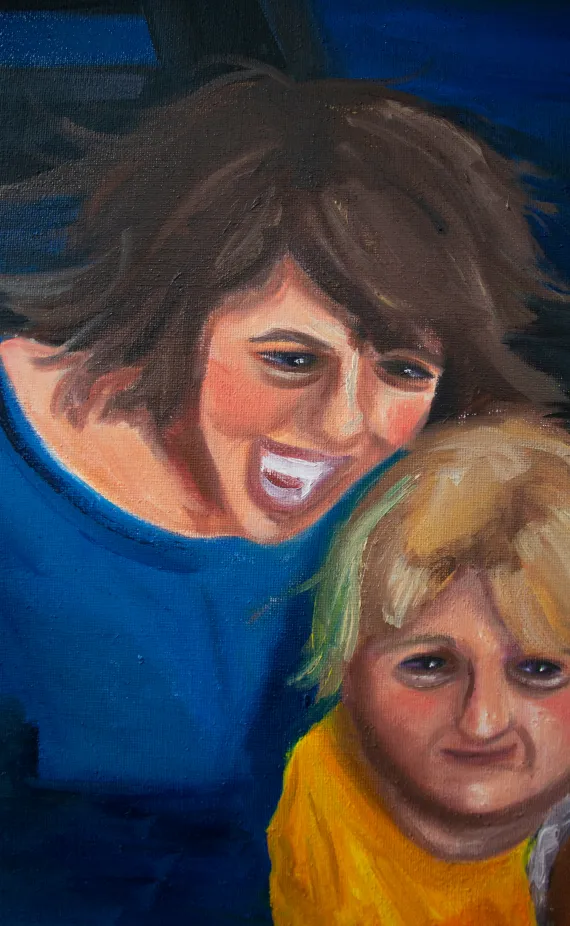 Detail aus "Achterbahnfahrt"