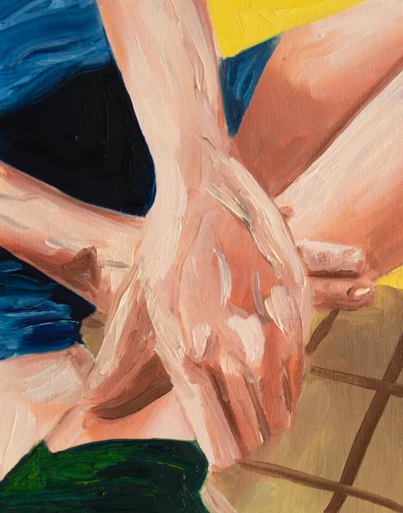 Hände und Beine von Jonas