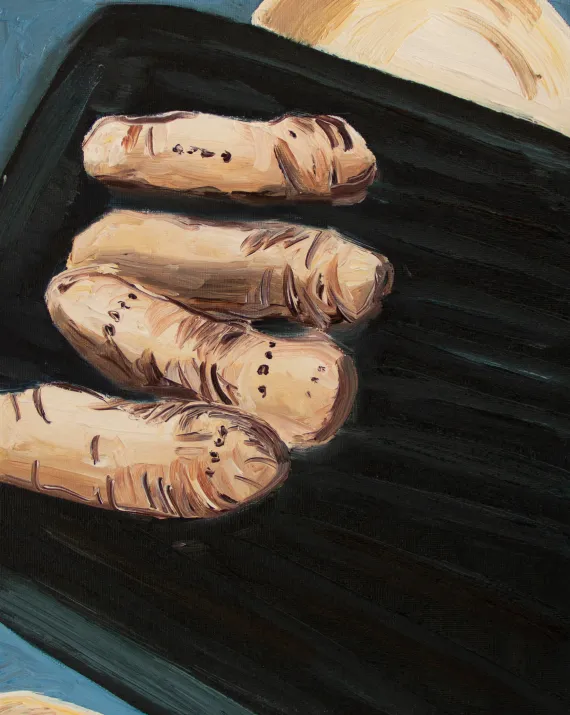 Bratwürste auf dem Grill