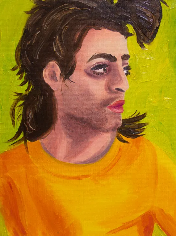 Portrait von Jonas mit Dutt