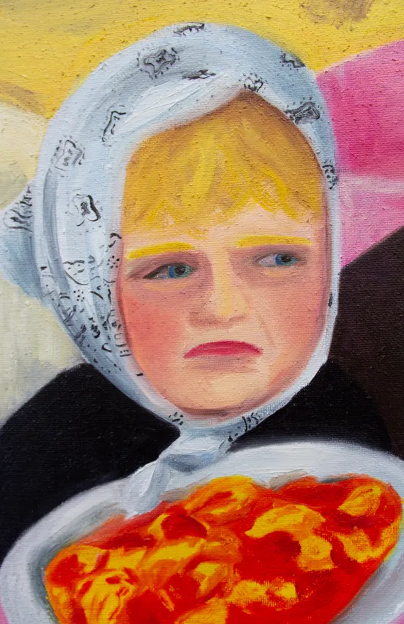 Nahaufnahme eigenes Gesicht