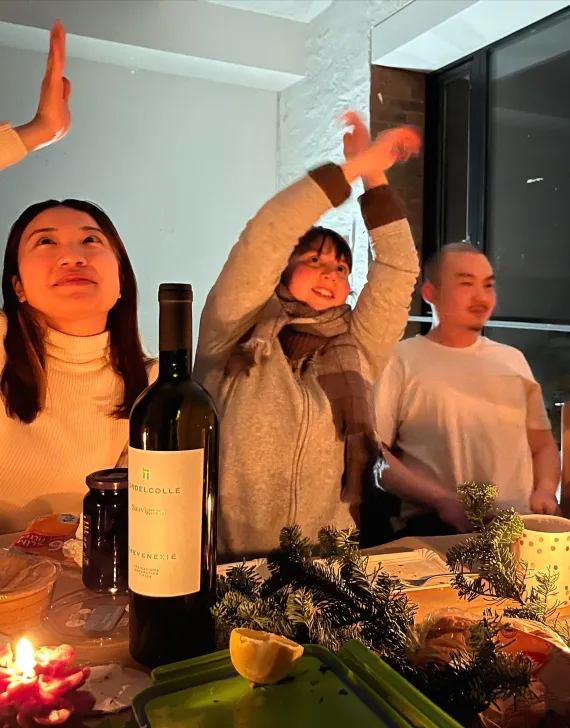 Bei der Weihnachtsfeier 2022