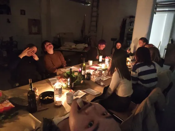 Bei der Weihnachtsfeier 2022