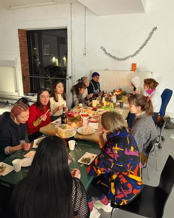 Bei der Weihnachtsfeier 2022