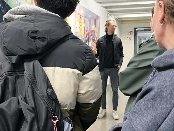 Don bei seinem Vordiplom