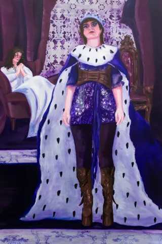 Der König und seine Tochter — Selbstporträt