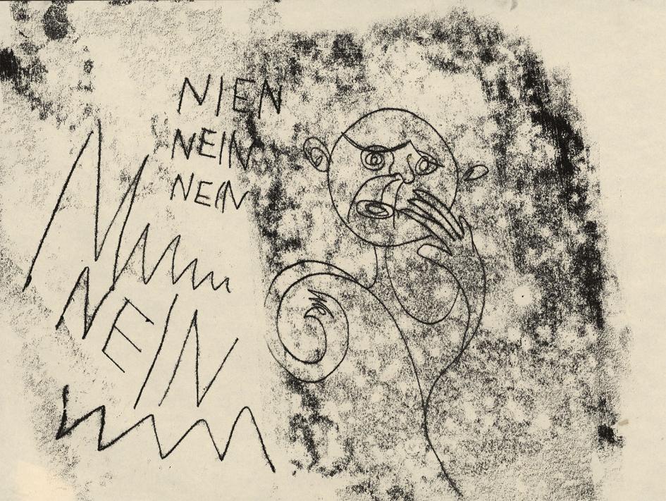 Monotypien Klasse Katrin von Maltzahn